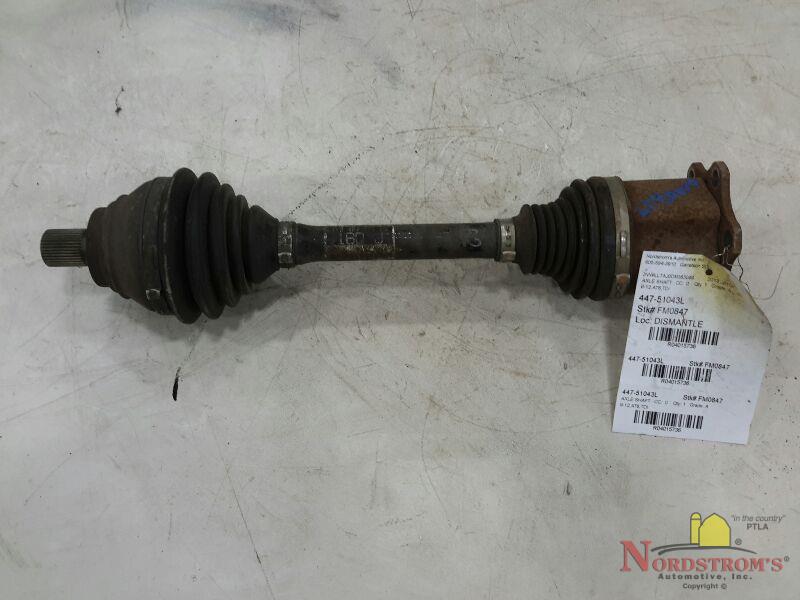 2013 Volkswagen Jetta FRONT CV AXLE SHAFT Left AT | eBay