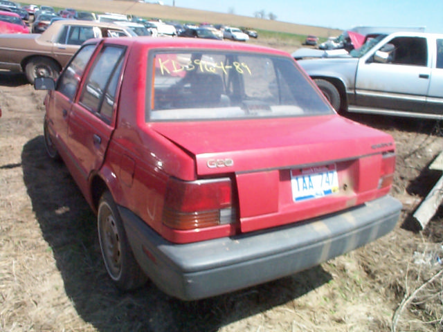 part came from this vehicle 1989 chevy spectrum stock kd3964